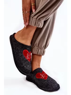 Dámske šľapky BIG STAR KK276019 BLACK/RED Big Star Shoes