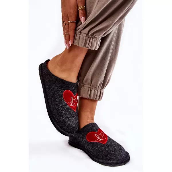  Dámske šľapky BIG STAR KK276019 BLACK/RED Big Star Shoes 