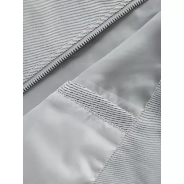 Pánska bunda OMBRE OM-JANP-0159 SVETLO ŠEDÁ 