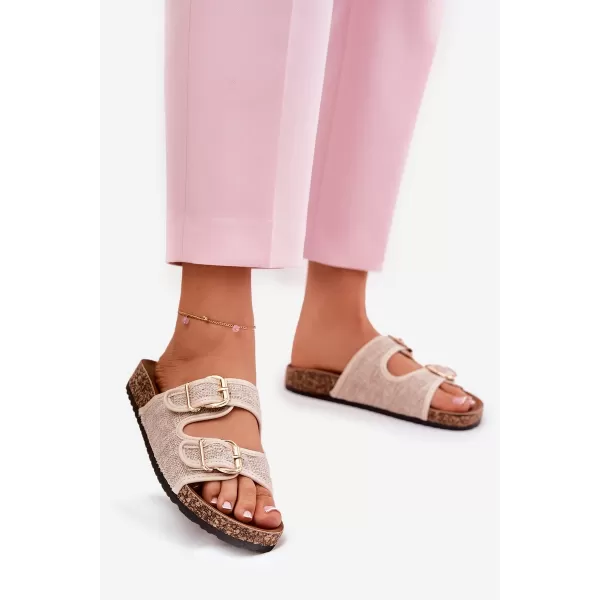  Dámske šľapky BOTO OSOFFE 36218 BEIGE 