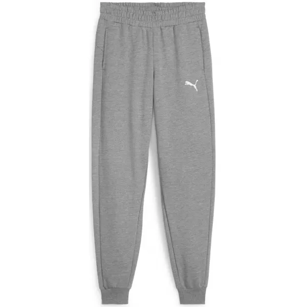  Detské nohavice PUMA TEAMGOAL CASUALS PANTS JR 658601-33 STREDNE SIVÝ VRES/BIELY 