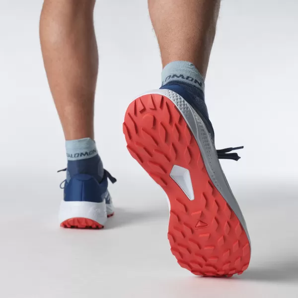  Pánske topánky SALOMON ALPHAGLIDE L47724300 BALLAD BLUE/DARK BLUE/FIERY RED 
