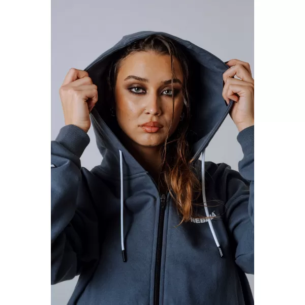  Mikina na zips POWER 895 GREY Nebbia 
