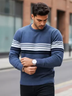 Pánsky sveter DSTREET WX2325 MODRÁ