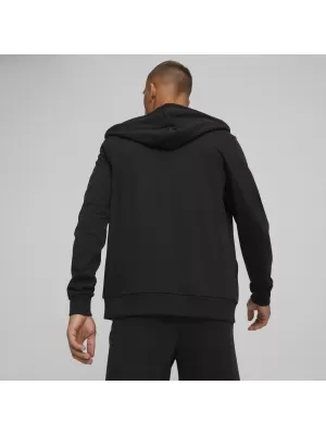 Pánska mikina PUMA TEAMGOAL CASUALS HOODED JACK 658595_03 PUMA BLACK/PUMA WHITE