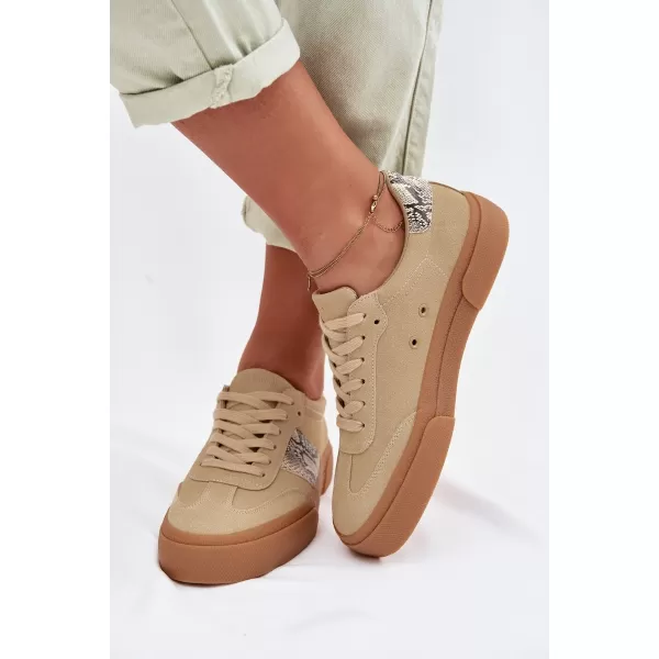  Dámske tenisky BIG STAR TT274298 BEIGE Big Star Shoes 