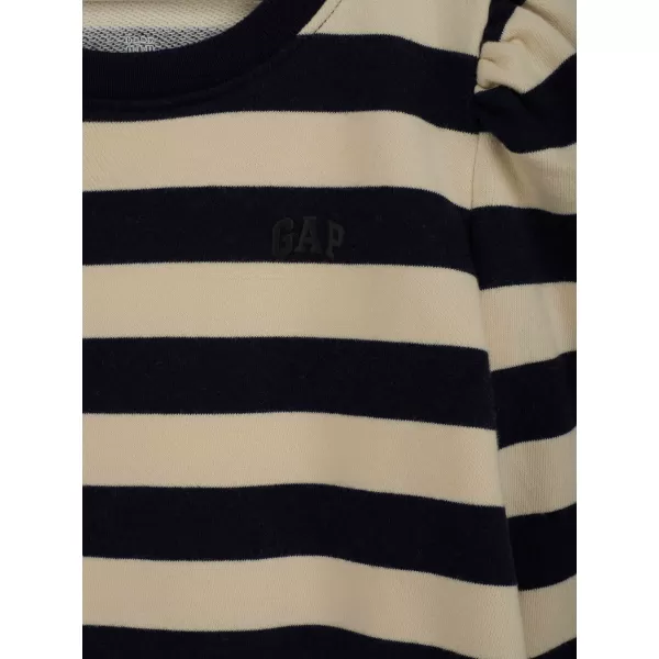  Detská mikina GAP LOGO CREW SWEATSHIRT 870968-00 NAVY STRIPE 