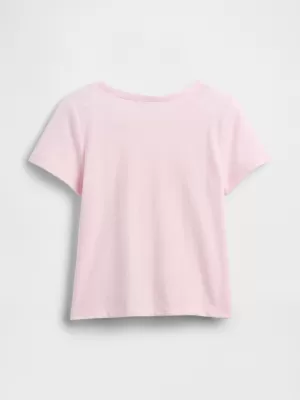 Detské tričko GAP BOYFRIEND TEE 837981-04 PINK DOGWOOD