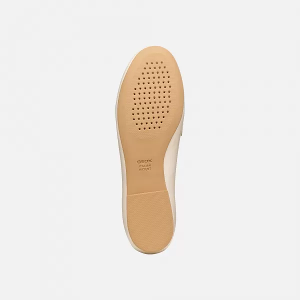  Dámske mokasíny GEOX NEW PALMARIA G012920 KRÉMOVÁ 