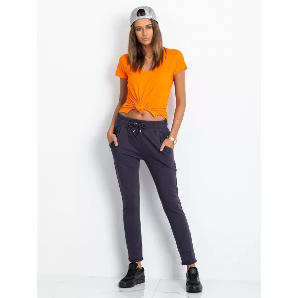  Dámske tepláky BASIC FEEL GOOD RV-DR-3698.05X GRAPHITE 