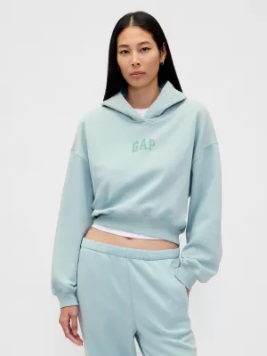 Dámska mikina GAP LOGO CROPPED HOODIE PULLOVER 841725-20 LIGHT AUTUMN