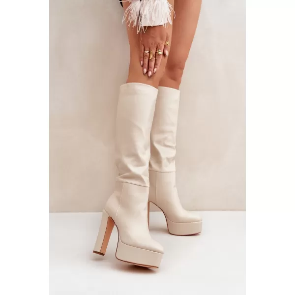  Dámske čižmy BOTO FELILORN 35100 BEIGE 