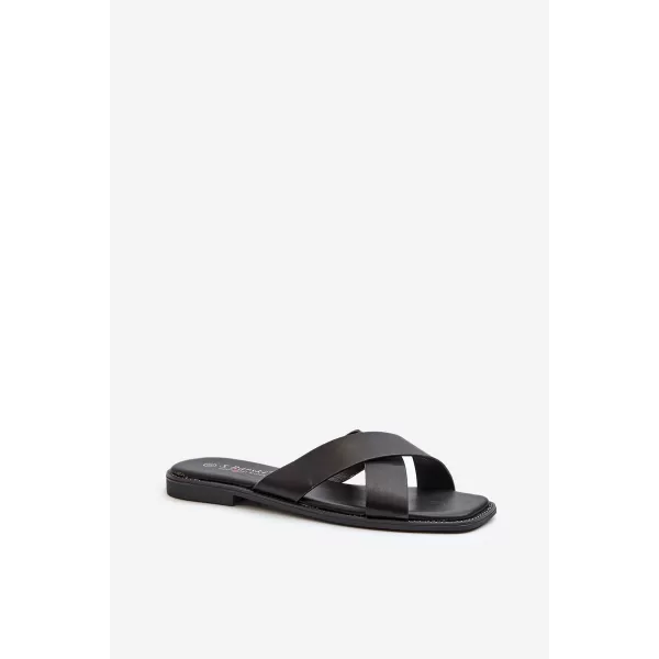  Dámske sandále S.BARSKI KV27-002 BLACK 