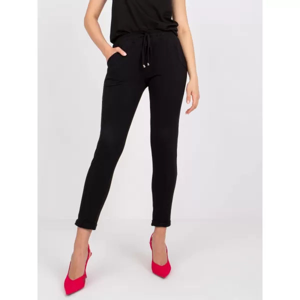  Dámske tepláky BASIC FEEL GOOD RV-DR-3589.09X NOIRE 