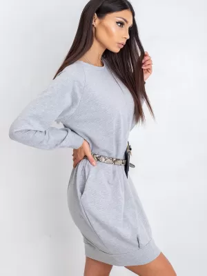 Dámske šaty BASIC FEEL GOOD RV-TU-5184.93P GRAY