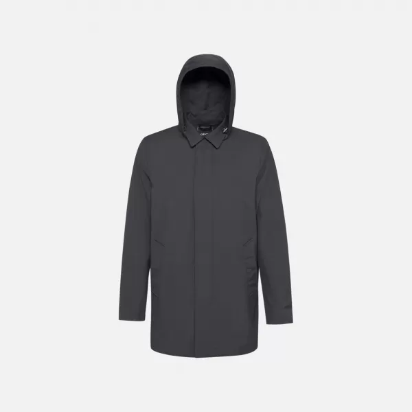  Pánska parka GEOX JACOPO G014364 ŠEDÁ 