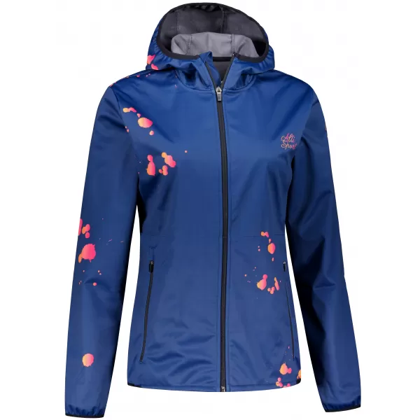  Dámska softshellová bunda premium ALTISPORT VOJ/ALW077JACK01 NÁMORNÁ MODRÁ/ORANŽOVÁ 