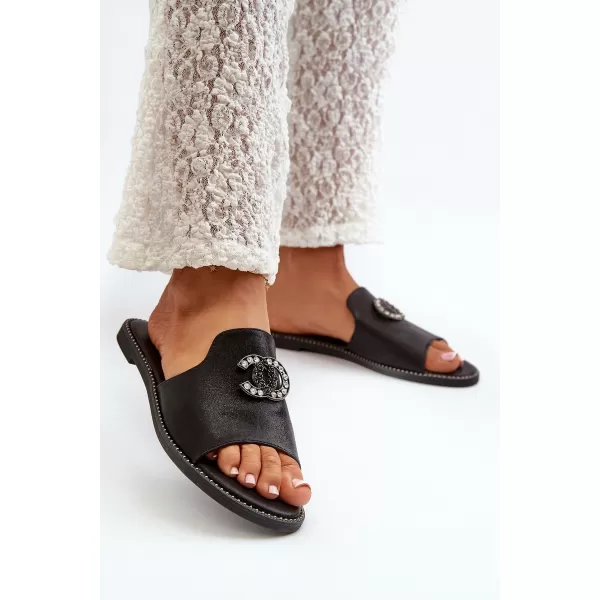  Dámske žabky S.BARSKI KV27-050 BLACK 