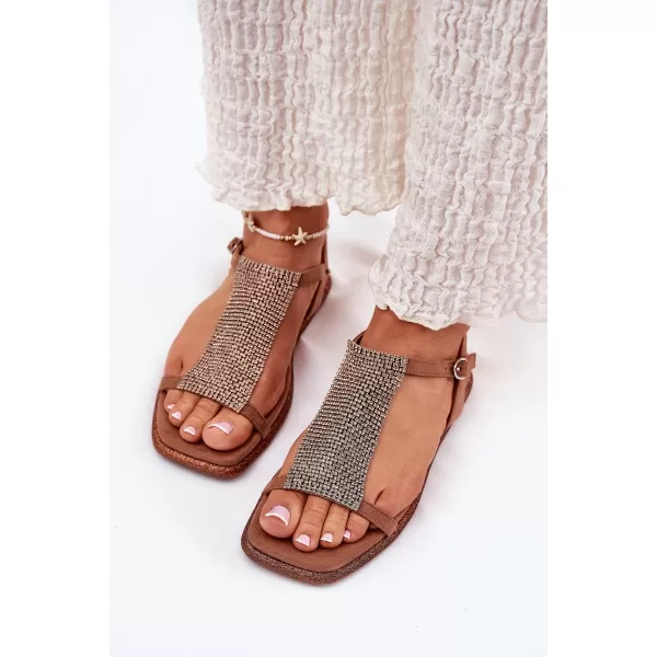  Dámske sandále ARTIKER 56C1365 BROWN 