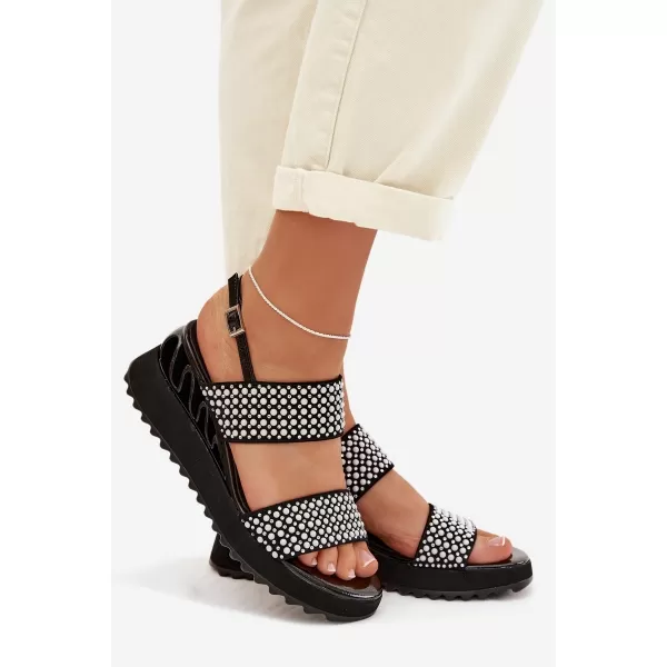  Dámske sandále D&A CR61-3067 BLACK 