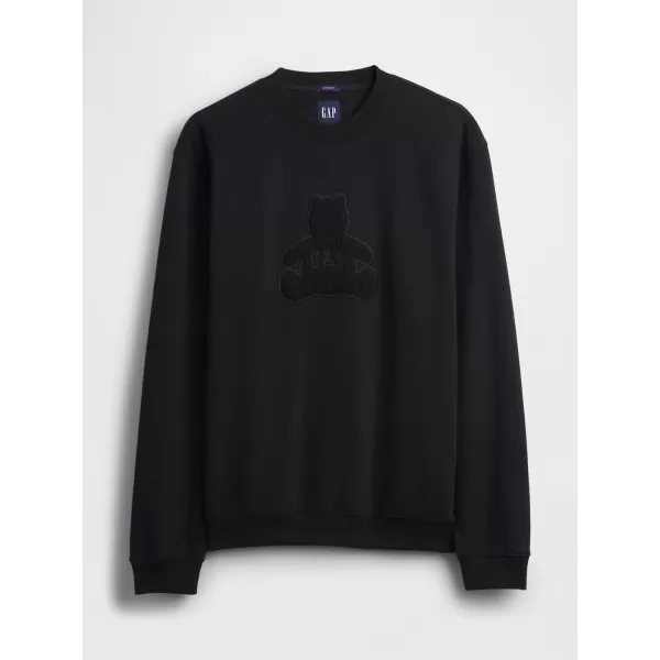  Pánska mikina GAP BRANNAN SWEATSHIRT 853549-02 TRUE BLACK 