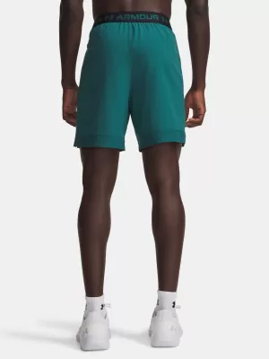 Pánske kraťasy UNDER ARMOUR VANISH WOVEN 6IN SHORTS 1373718-338 ZELENÁ