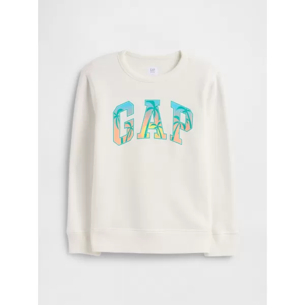  Detská mikina GAP LOGO SWEATSHIRT 770622-03 NEW OFF WHITE 