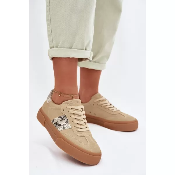 Dámske tenisky BIG STAR TT274298 BEIGE Big Star Shoes 