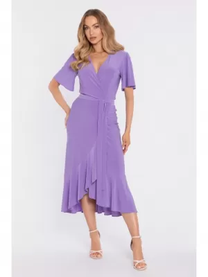 Dámske šaty MOE M912 LIGHT PURPLE