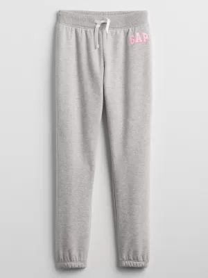 Detské tepláky GAP LOGO SWEATPANTS 482442-00 HEATHER GREY