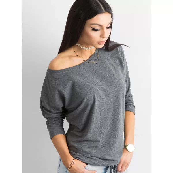  Dámska blúzka BASIC FEEL GOOD RV-BZ-4691.36P DARK GREY 