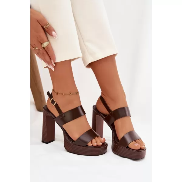  Dámske sandále BOTO HANELIA 41462 BROWN 