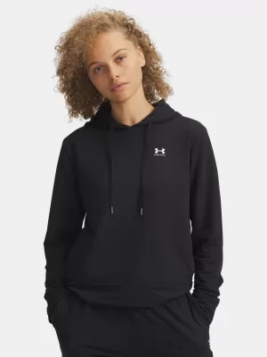 Dámska mikina SPORT TERRY HOODIE 6011015-001 ČIERNA Under Armour