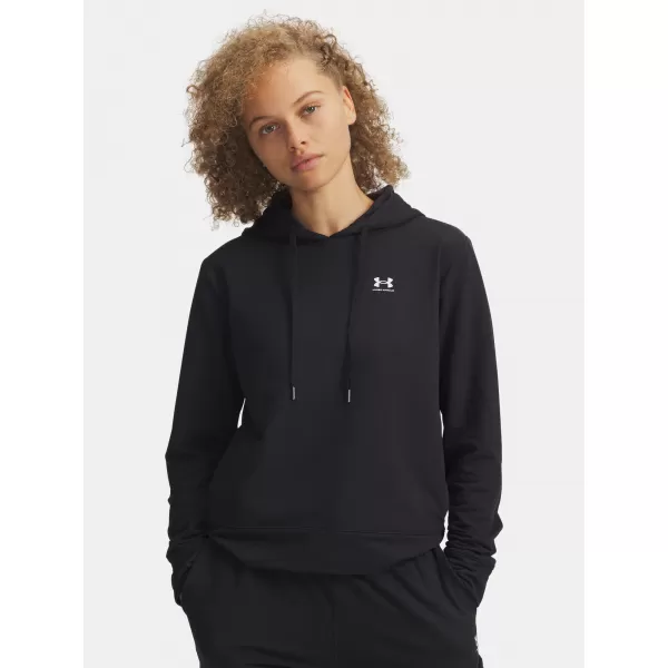  Dámska mikina SPORT TERRY HOODIE 6011015-001 ČIERNA Under Armour 