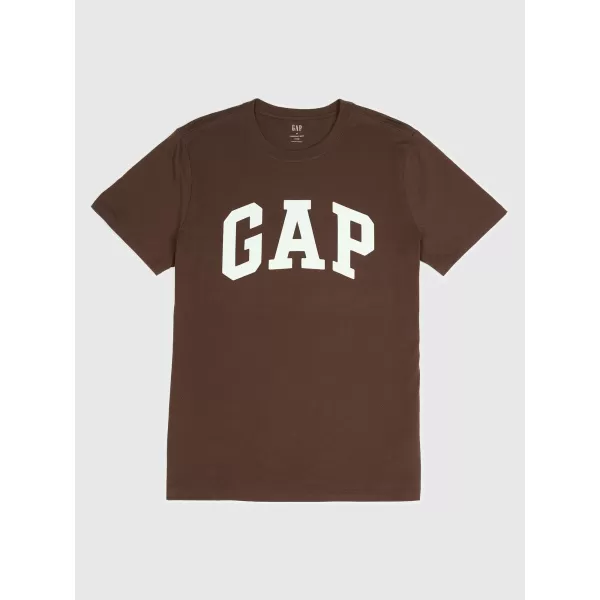  Pánske tričko GAP LOGO TEE 856659-39 DARK BROWN 