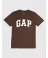 Pánske tričko GAP LOGO TEE 856659-39 DARK BROWN