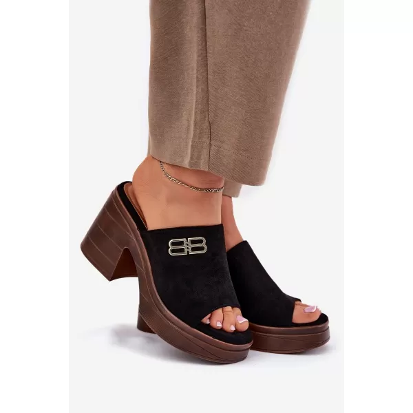  Dámske šľapky VINCEZA 17400 BLACK 