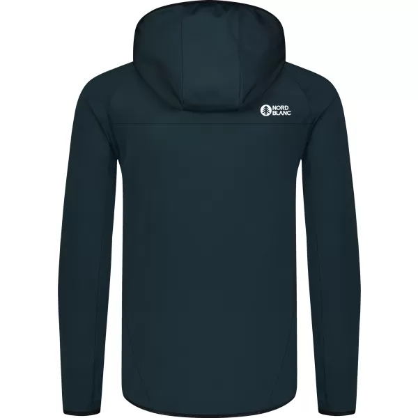  Pánska mikina powerfleece NORDBLANC CREEK NBWFM8280 MODROZELENÁ 