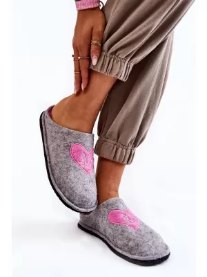 Dámske šľapky BIG STAR KK276020 GREY/PINK Big Star Shoes