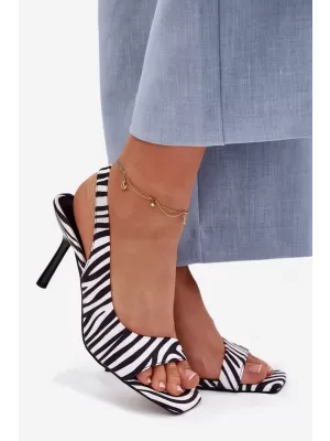 Dámske sandále BOTO CALVORIA 42062 ZEBRA