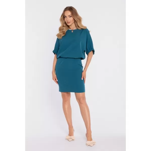  Dámske šaty MOE M904 OCEAN BLUE 