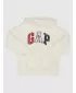 Detská mikina GAP LOGO PULLOVER HOODIE 781865-00 NEW OFF WHITE
