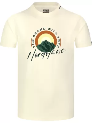 Pánske tričko NORDBLANC SUNRISE NBSMT8152 BIELA