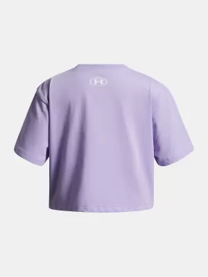 Dievčenské tričko UNDER ARMOUR UA RIVAL SS 1389755-538 FIALOVÁ