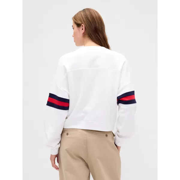  Dámska mikina GAP LOGO SWEATSHIRT 799272-04 NEW OFF WHITE 