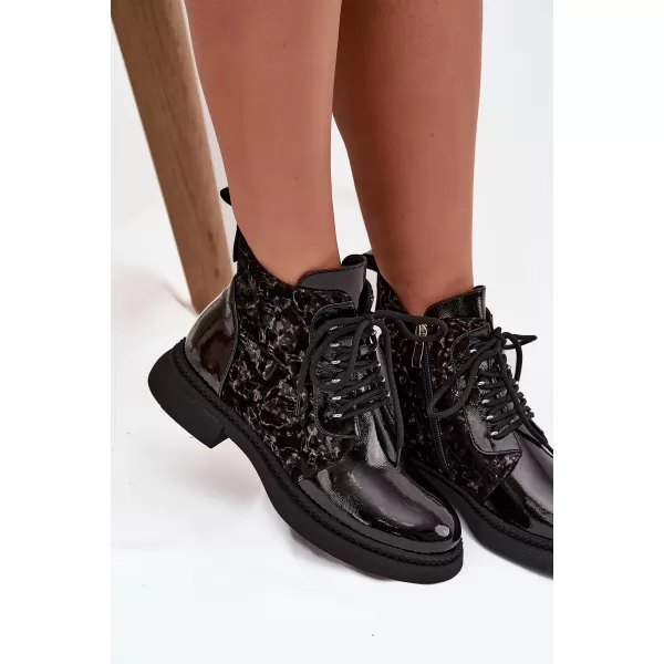  Dámske topánky D&A CR52-613 BLACK 