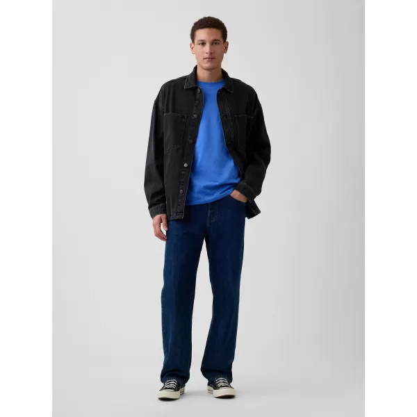  Pánske tričko GAP LOGO CREW TEE 842063-69 BELLE BLUE 