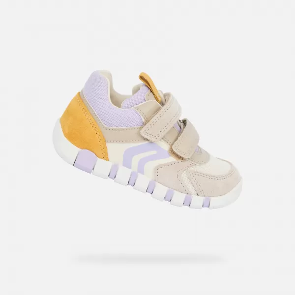  Dievčenské topánky GEOX IUPIDOO B3558C02214C0265 BÉŽOVÁ 