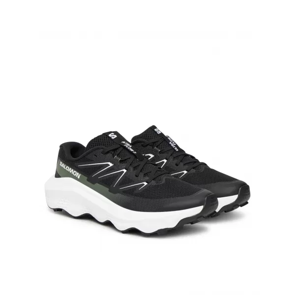  Pánske topánky SALOMON ULTRA FLOW 2 L47883500 BLACK/WHITE/AGAVE GREEN 