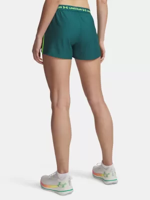 Dámske kraťasy UNDER ARMOUR TECH PLAY UP SHORTS 1389882-338 ZELENÁ